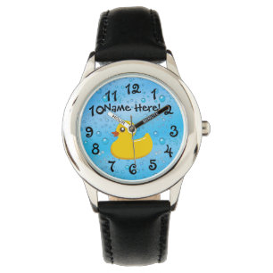 Reloj De Pulsera Niños personalizados burbujas azules de goma del