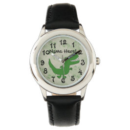 Reloj De Pulsera Niños Personalizados de dinosaurios T-Rex Tyrannos