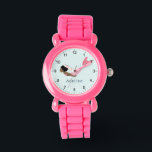 Reloj De Pulsera Niños sirenas mágicas de mar blanco afro chicas<br><div class="desc">Este lindo y caprichoso reloj de niños presenta una sirena bajo el mar mágica usando un afro,  con una cola rosa y un simple fondo azul. El reloj puede ser personalizado con el nombre de tu chica y tiene números claros,  el regalo perfecto para cualquier entusiasta de la sirena.</div>