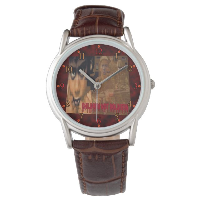 Reloj De Pulsera niños soldado NO (Anverso)