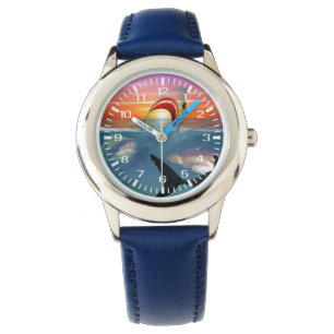 Reloj De Pulsera Niños vigilan a los tiburones