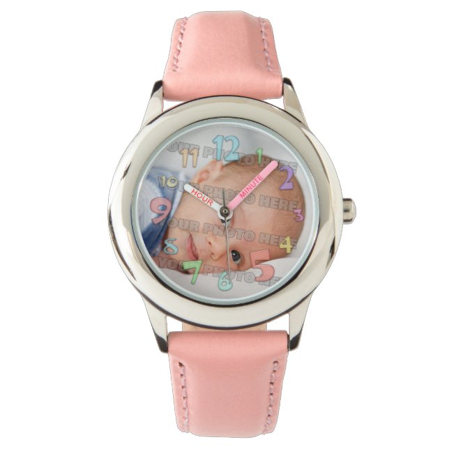 Reloj De Pulsera Niños y imagen del bebé (Anverso)