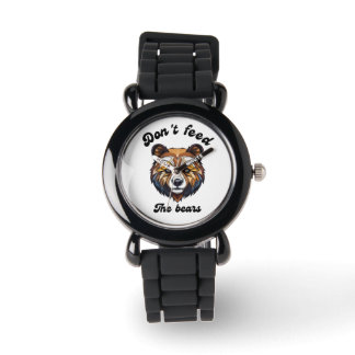 Reloj De Pulsera No alimente a los osos