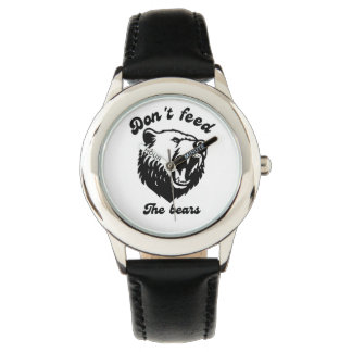Reloj De Pulsera No alimente a los osos