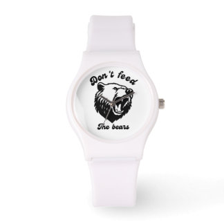 Reloj De Pulsera No alimente a los osos