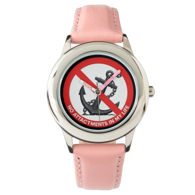 Reloj De Pulsera No attachments in my life (Anverso)