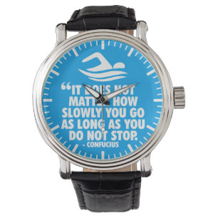 Reloj De Pulsera NO DETENER - Natación Motivacional