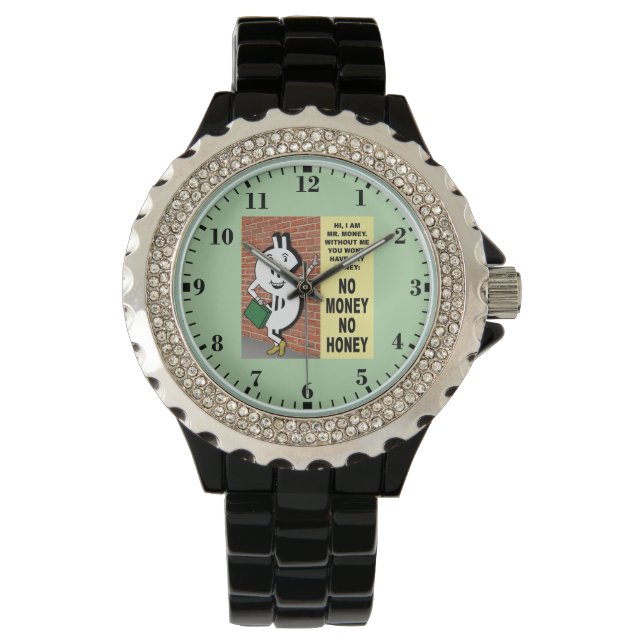 Reloj De Pulsera No Dinero No Novia (Anverso)