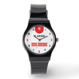 Reloj De Pulsera No Excuses Just Results White