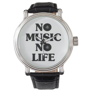 RELOJ DE PULSERA NO HAY MÚSICA NI VIDA