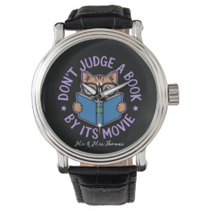 Reloj De Pulsera No juzguen un libro por su película, el libro es m