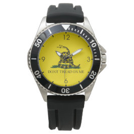 Reloj De Pulsera No me toques (Bandera de Gadsden) (Serpiente Ameri