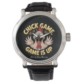Reloj De Pulsera No mires el juego divertido de las gallinas