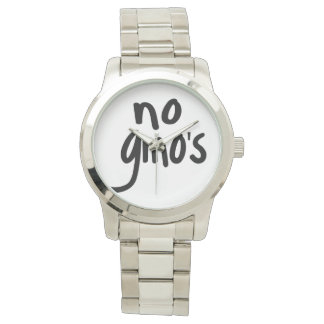 Reloj De Pulsera No mostrar OMG para comer sano y requerir etiqueta