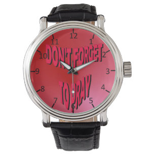 Reloj De Pulsera No olvides rezar