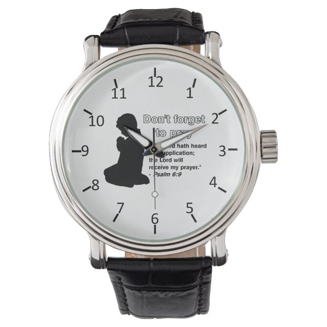 Reloj De Pulsera No olvides rezar (Anverso)