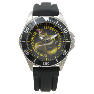 Reloj De Pulsera No Pisaré en Ti Bandera Gadsden 2ª Enmienda
