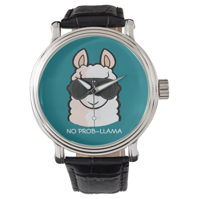 Reloj De Pulsera No prob-llama (Anverso)