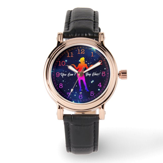 Reloj De Pulsera "¡No puedes comprar clase!" (Anverso)