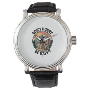 Reloj De Pulsera No se deprisa, sea feliz equipo oficial de senderi
