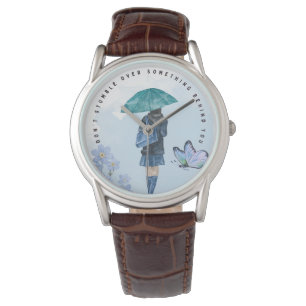 Reloj De Pulsera No te tropiezes por algo detrás de ti