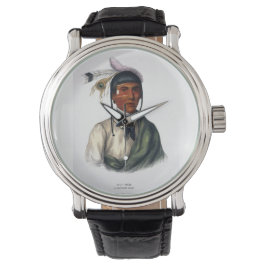 Reloj De Pulsera No-tin, un jefe de la tribu Ojibwa
