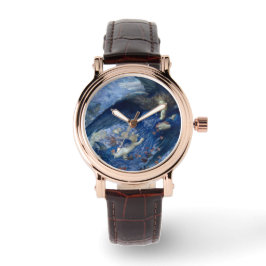 Reloj De Pulsera Noche con su tren de estrellas (Ángel con Cherubs)