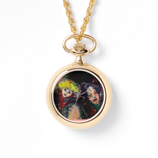 Reloj De Pulsera NOCHE DE CARNAVAL EN Máscara de Mascarada venecian (Anverso)