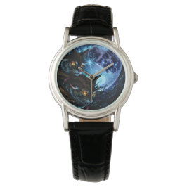 Reloj De Pulsera Noche de gato
