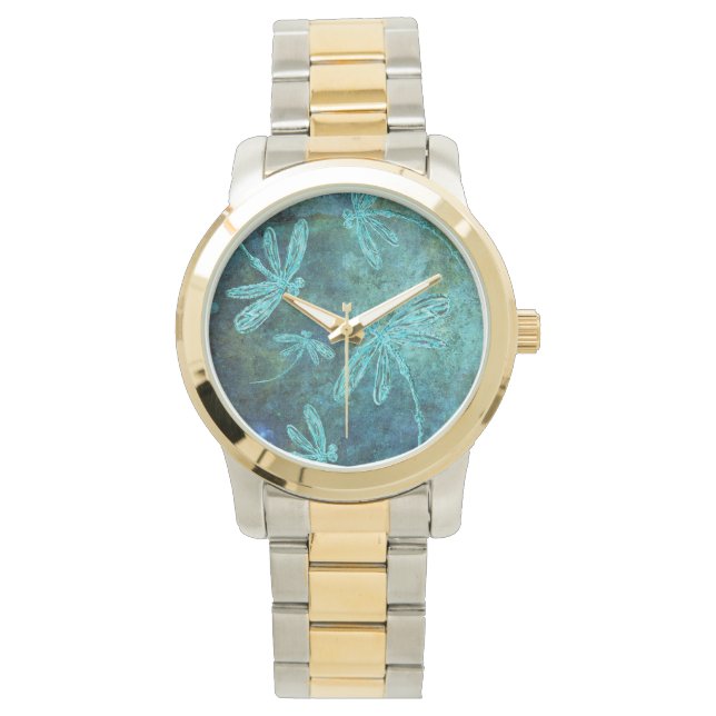 Reloj De Pulsera Noche de libélula estrellada (Anverso)