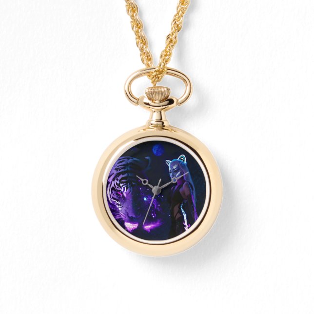 Reloj De Pulsera Noche de Tigre (Anverso)