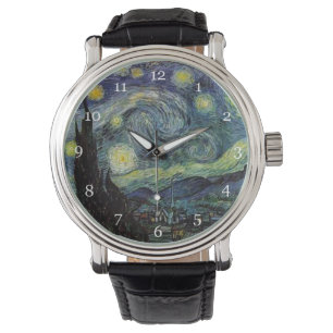 Reloj De Pulsera Noche estrellada de Van Gogh.