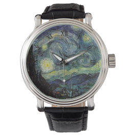 Reloj De Pulsera Noche estrellada de Vincent van Gogh.