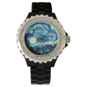 Reloj De Pulsera Noche estrellada, famosa pintura de Vincent van Go