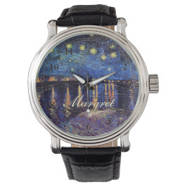 Reloj De Pulsera Noche estrellada sobre el Ródano, Vincent van Gogh