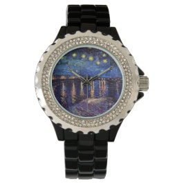 Reloj De Pulsera Noche estrellada sobre el Ródano, Vincent van Gogh
