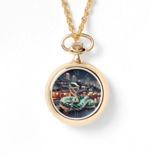 Reloj De Pulsera Nochevieja china originami Zodiac cumpleaños NW1