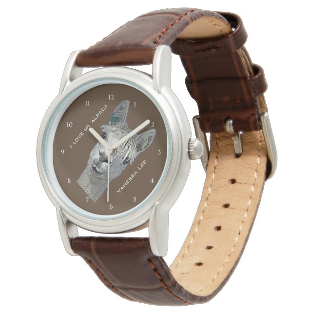 Reloj De Pulsera Nombrar a usted y a su alpaca (Angular)