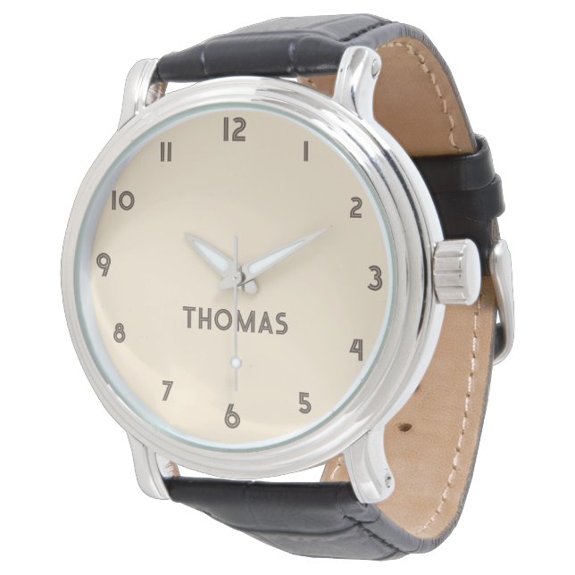 Reloj De Pulsera Nombrar Chica Muchachas Hombres | Papaya Stylish (Angular)