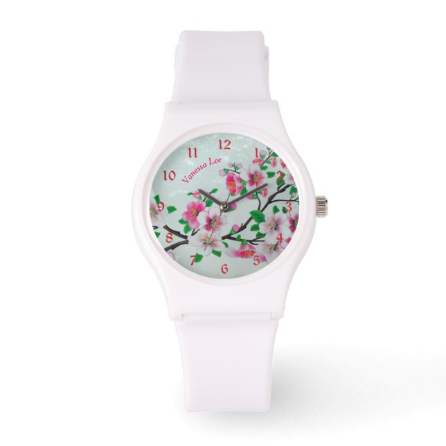 Reloj De Pulsera Nombrar tu Apple Blossom (Anverso)
