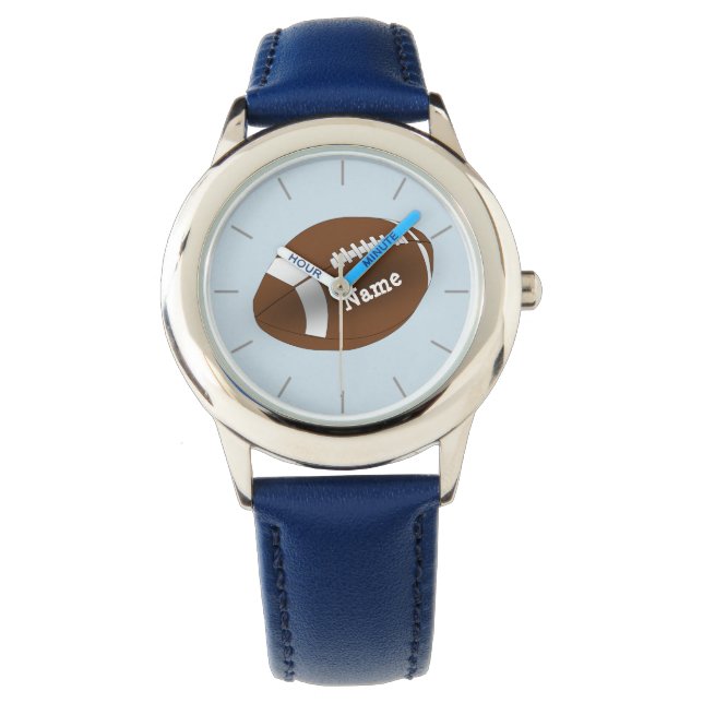 Reloj De Pulsera Nombre agregado de Boys Personalizados Watch Ameri (Anverso)
