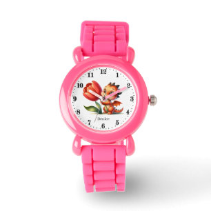 Reloj De Pulsera Nombre de adición de Dragón de corte