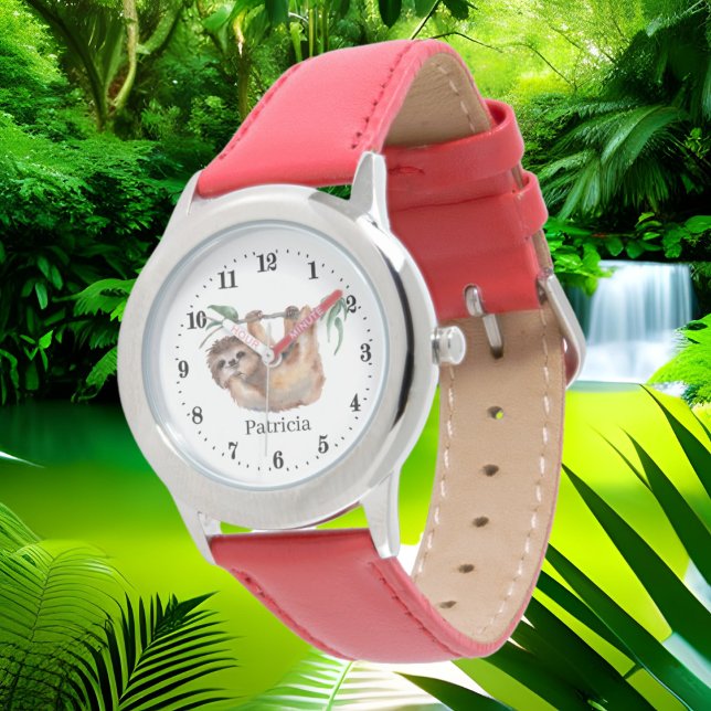 Reloj De Pulsera nombre de agregación de perezoso lindo (Subido por el creador)