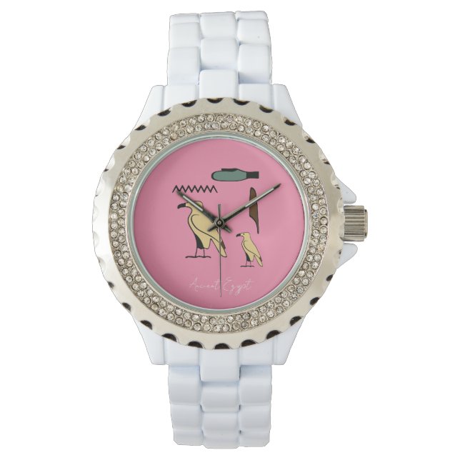 Reloj De Pulsera Nombre de Diana en los símbolos jeroglíficos del a (Anverso)