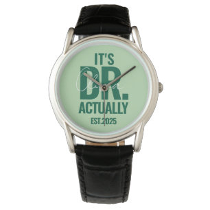 Reloj De Pulsera Nombre de Dr. personalizado moderno Fecha Botón ve