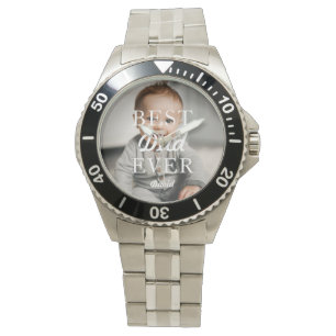 Reloj De Pulsera Nombre de la foto mejor papá