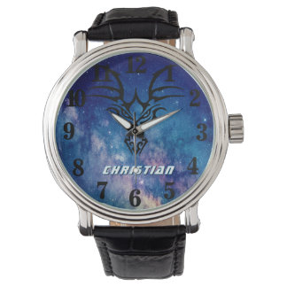Reloj De Pulsera Nombre del dragón espacial Galaxy