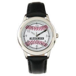 Reloj De Pulsera Nombre del personalizar de béisbol
