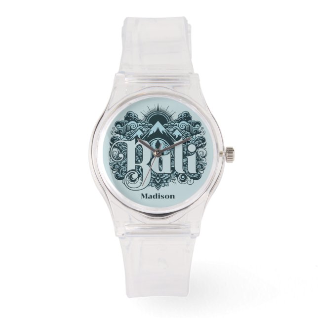 Reloj De Pulsera Nombre personalizado Bali (Anverso)