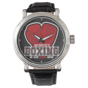 Reloj De Pulsera NOMBRE Personalizado Boxer Boxer Glove Prighter